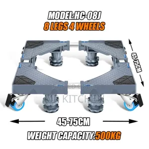 Movable Adjustable Washing Machine Base