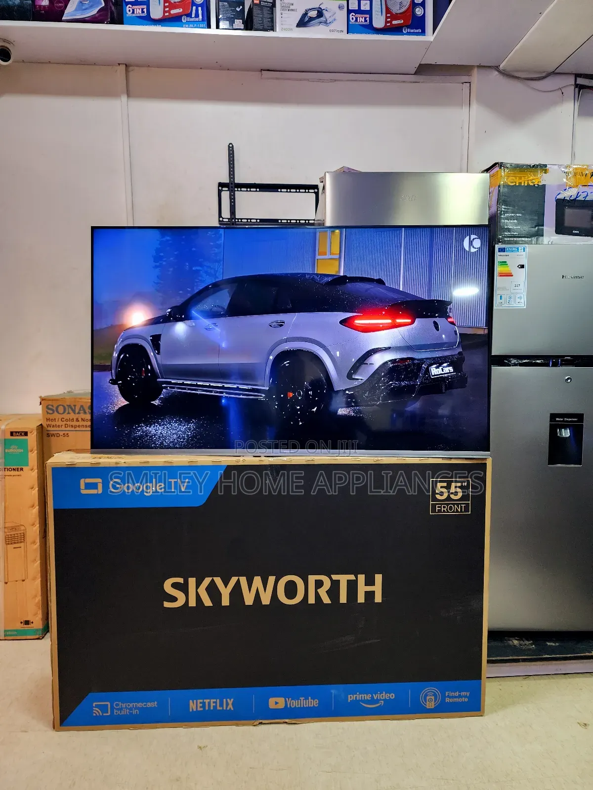 55inches SKYWORTH UHD4K Display Android Tv at Cur Price