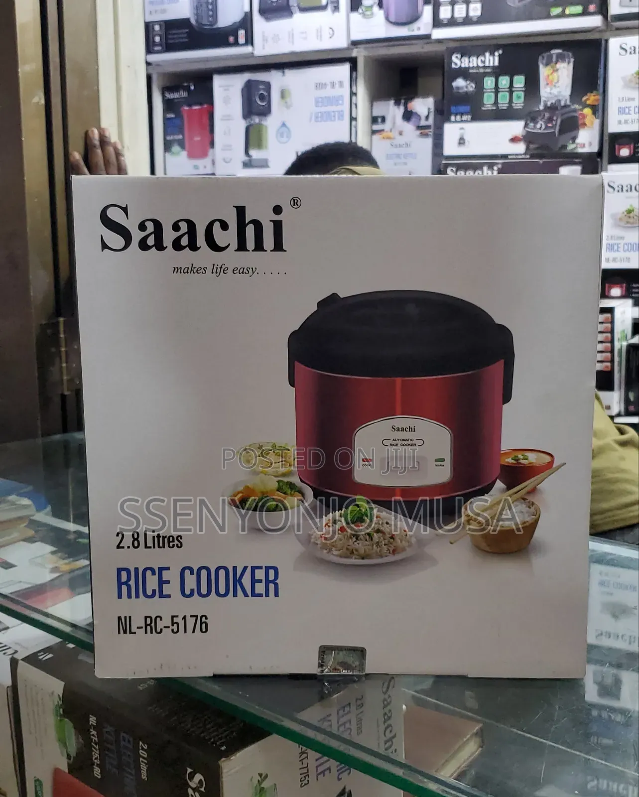 Saachi 2.8l Automatic Rice Cooker Nl-Rc-5176 - Steam Basket