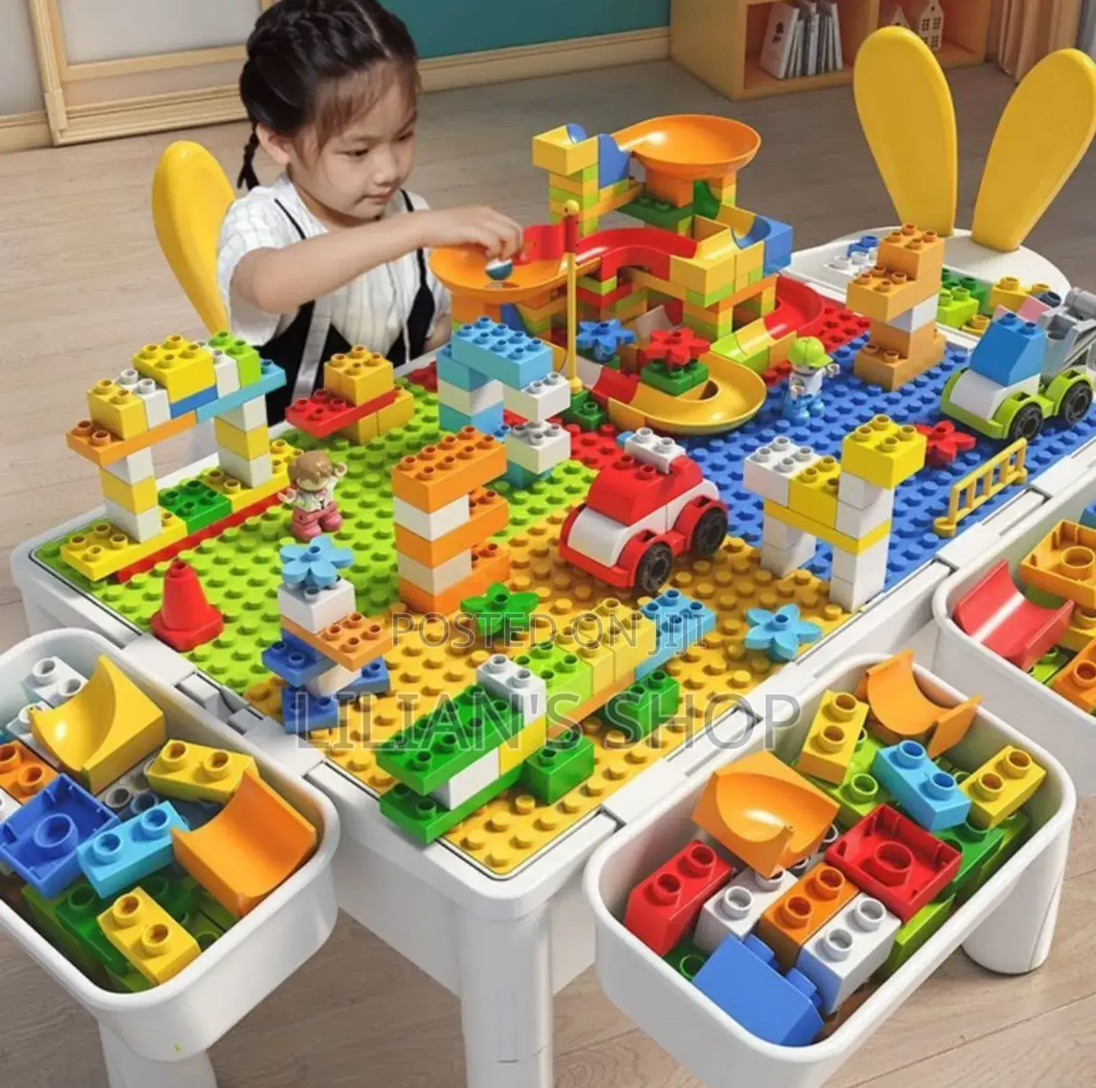Kids Building Block Table