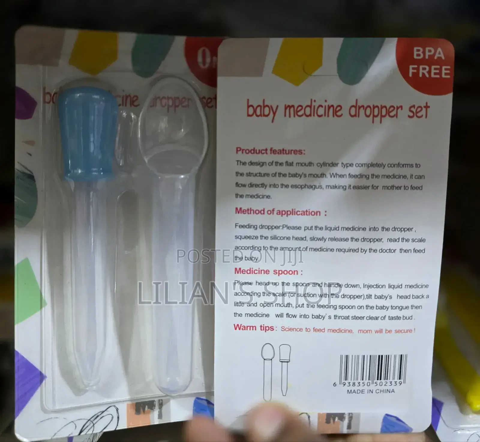 Baby Medicine Dropper Set
