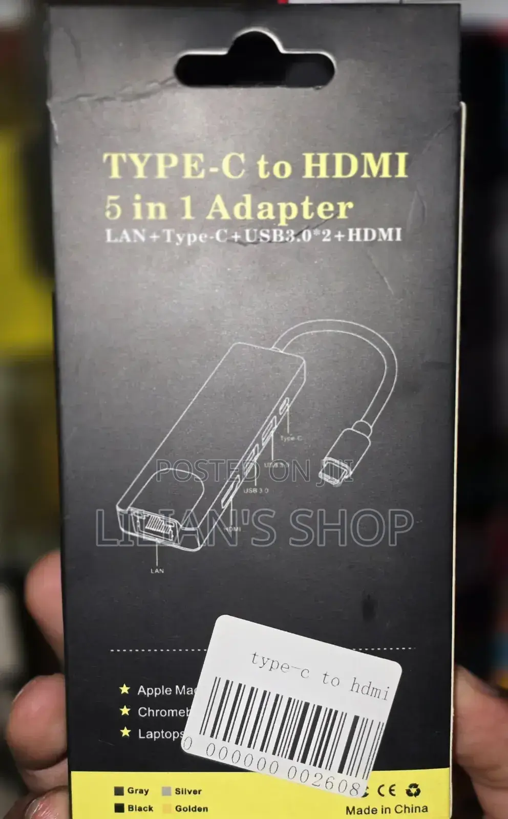Type C to HDMI 5 in 1
