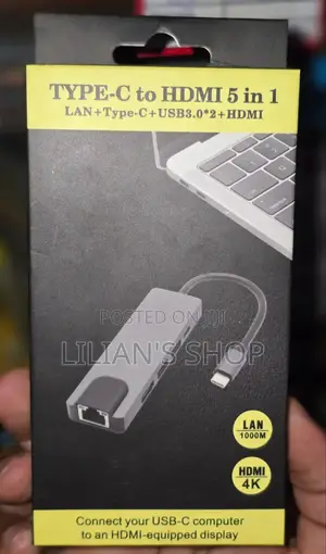 Type C to HDMI 5 in 1