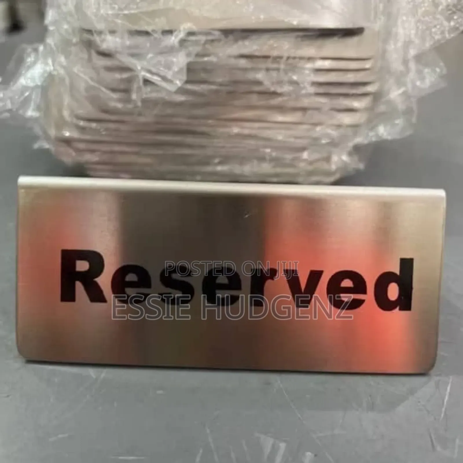 2pcs of Reserved Booked Table Sign