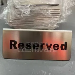 2pcs of Reserved Booked Table Sign