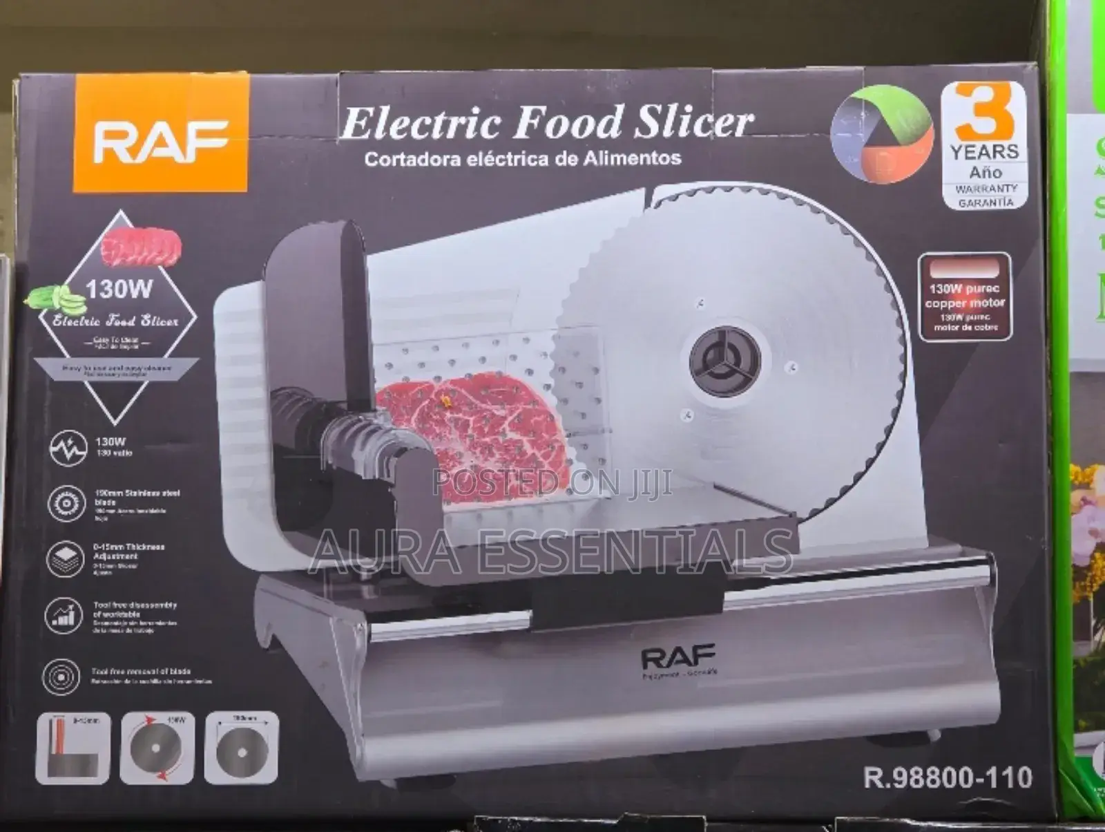 RAF Electric Food Slicer R.98800