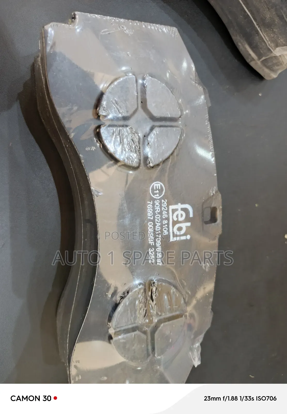 Front Brake Pads for MP4 and 3 Actross