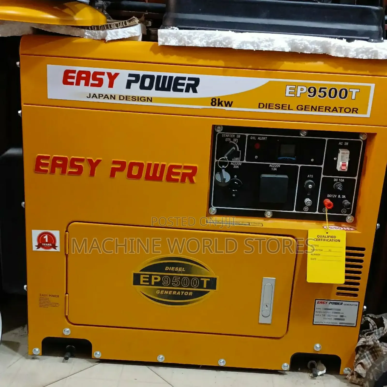 8kw Silent Diesel Generator EP9500T