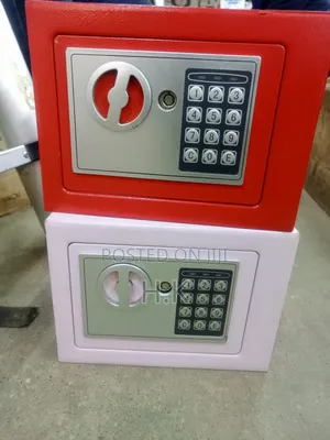 Mini Safe With an Electronic Keypad.