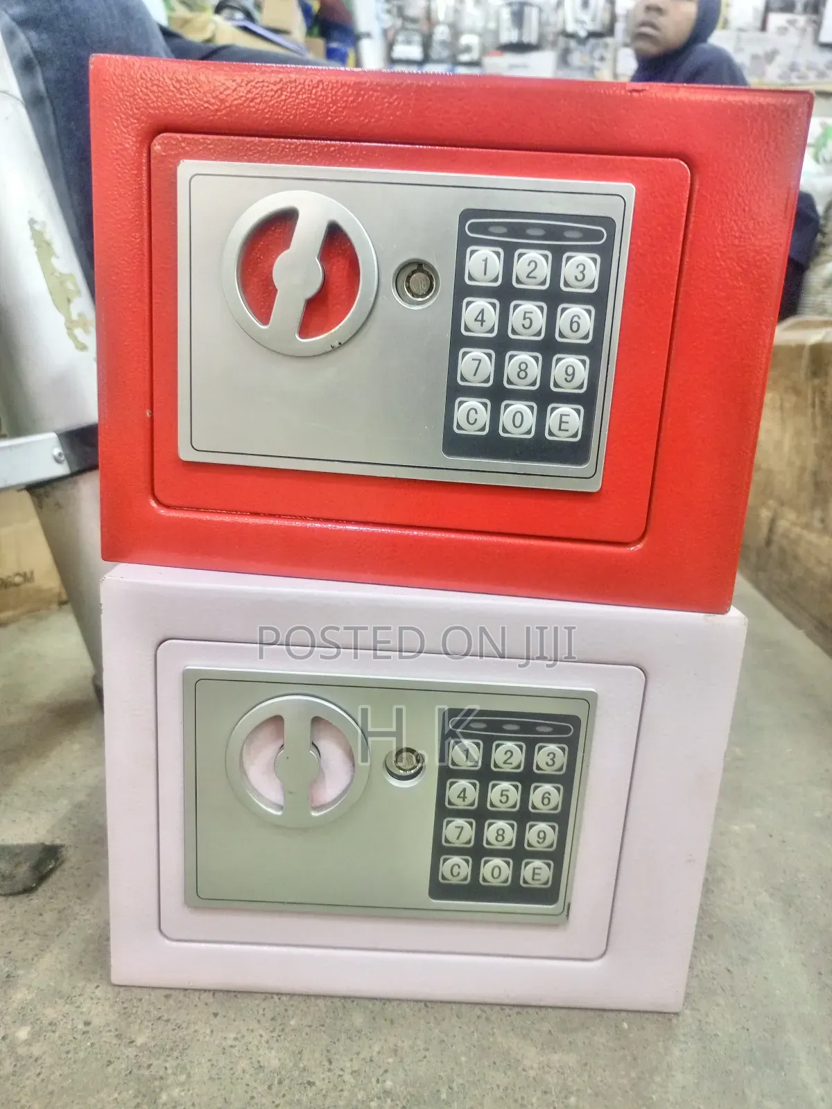 Mini Safe With an Electronic Keypad.