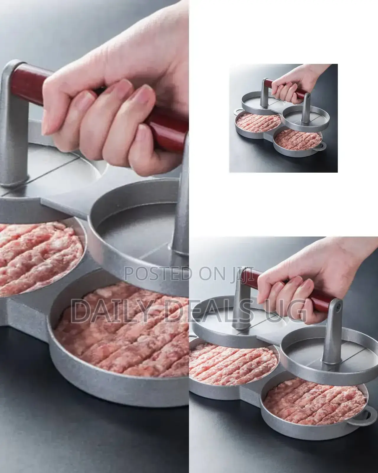Stainless Burger Press