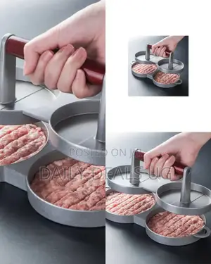 Stainless Burger Press