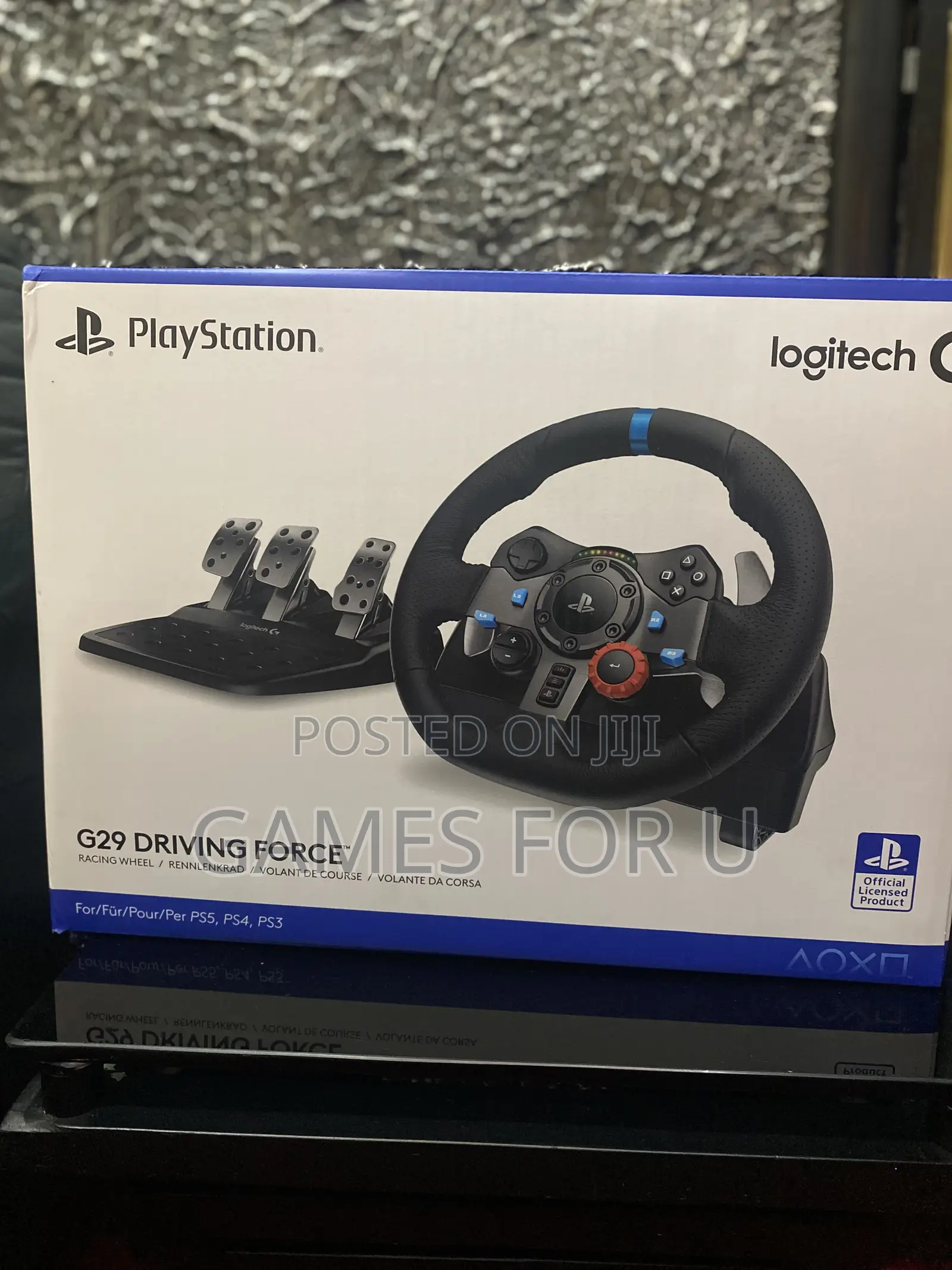 Brand New Ps5 and Ps4 Racing Wheel Logitech G29