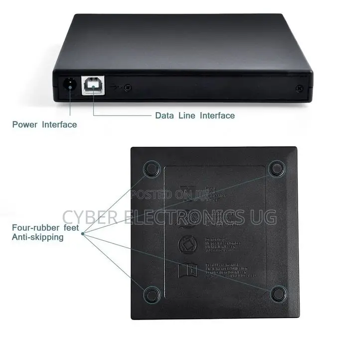 USB2.0 Universal External CD-RW Burner Driver-Free DVD/CD