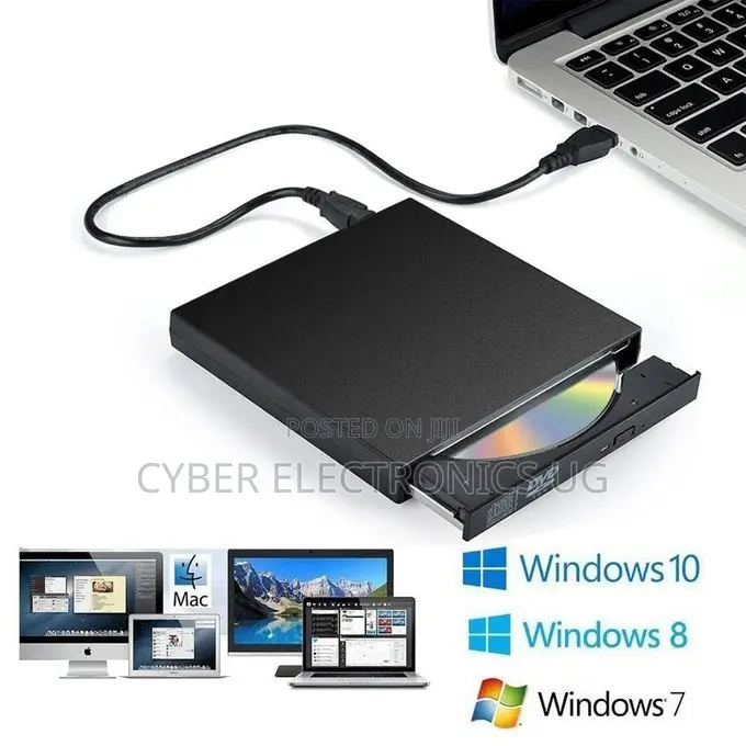 USB2.0 Universal External CD-RW Burner Driver-Free DVD/CD
