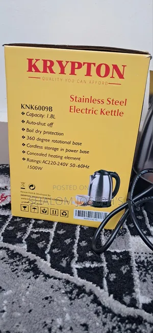 Krypton Stainless Steel Electric Kettle / 1.8L
