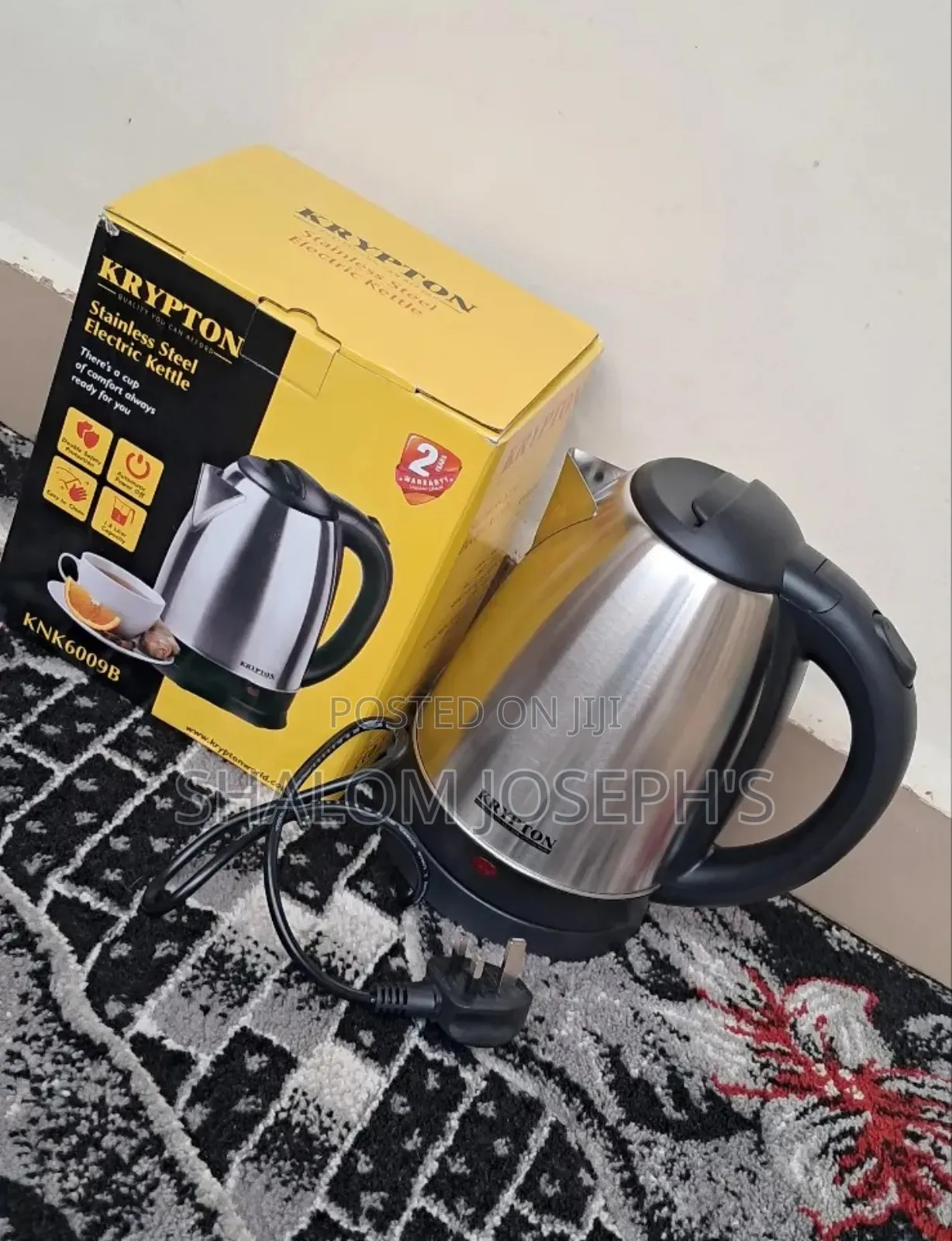 Krypton Stainless Steel Electric Kettle / 1.8L