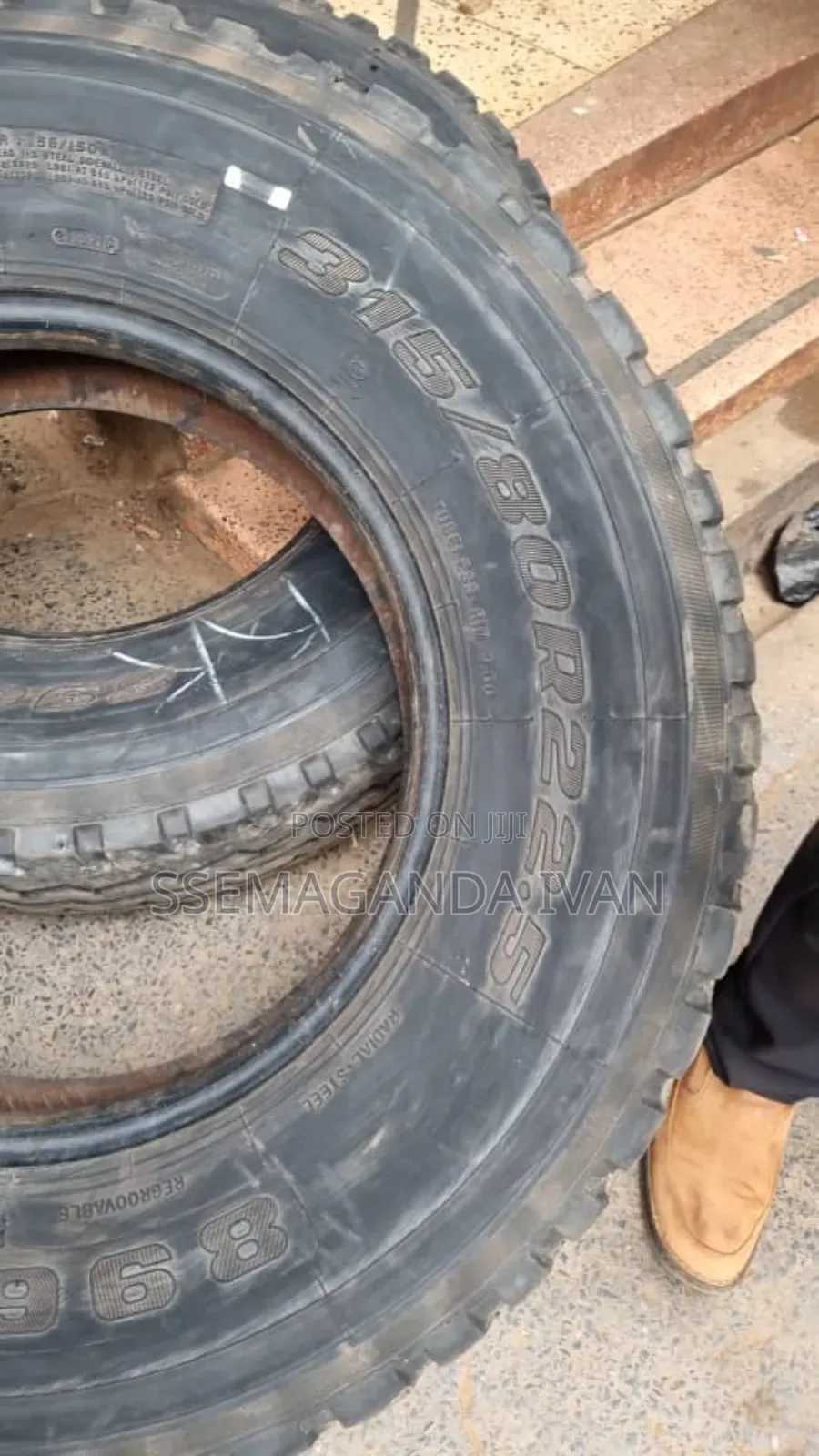 315/80r22.5 Good Condition Sinotruck Used Tyres