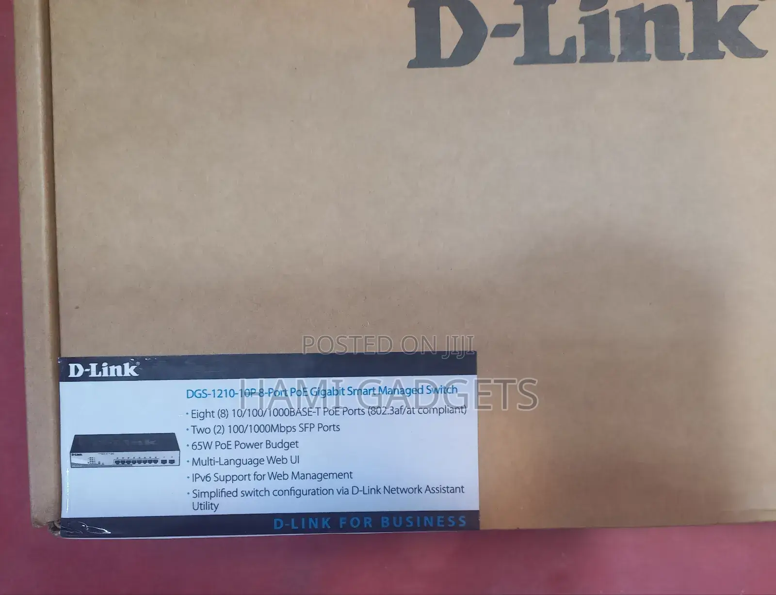 DGS 1210_10P 8port Gigabit Smart Managed Switch