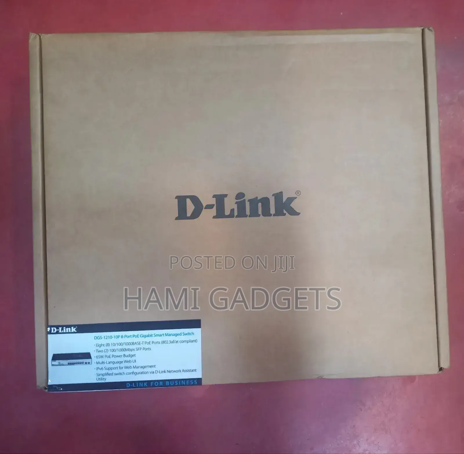 DGS 1210_10P 8port Gigabit Smart Managed Switch