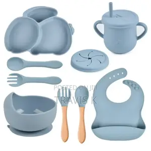 Baby Silicone Feeding Set