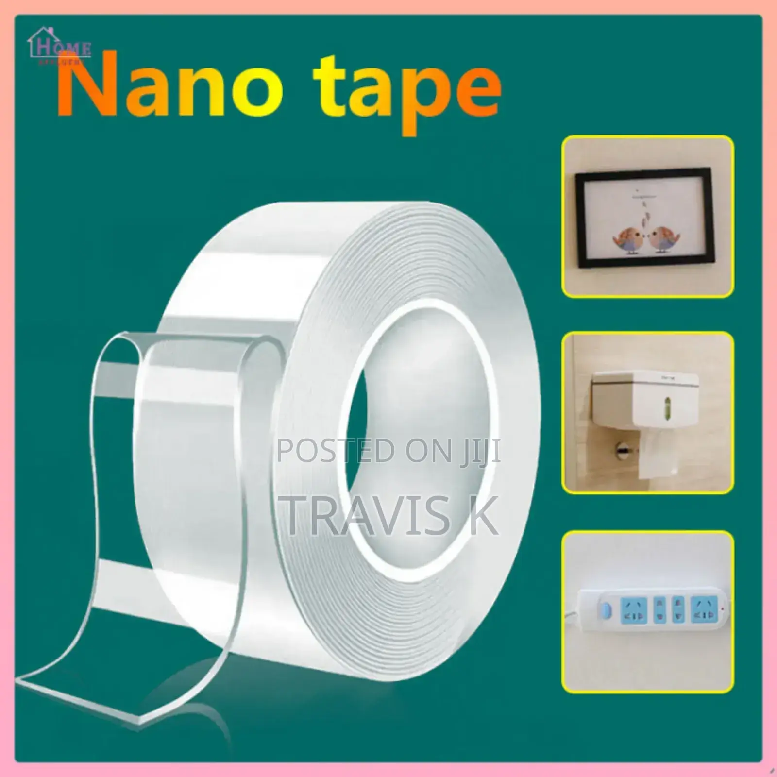 Heavy Duty Transparent Double Sided Nano Tape