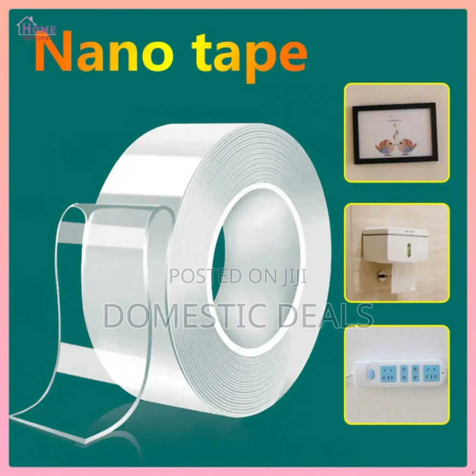 Heavy Duty Transparent Double Sided Nano Tape