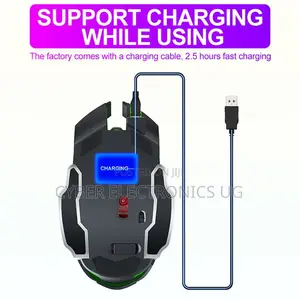 RGB Bluetooth Rechargeable Gaming Mouse With Good Design