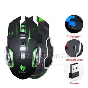 RGB Bluetooth Rechargeable Gaming Mouse With Good Design