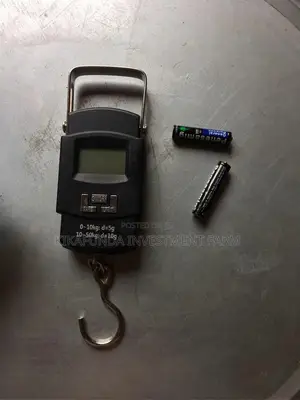 Black Digital Weighing Scale