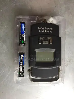 Black Digital Weighing Scale