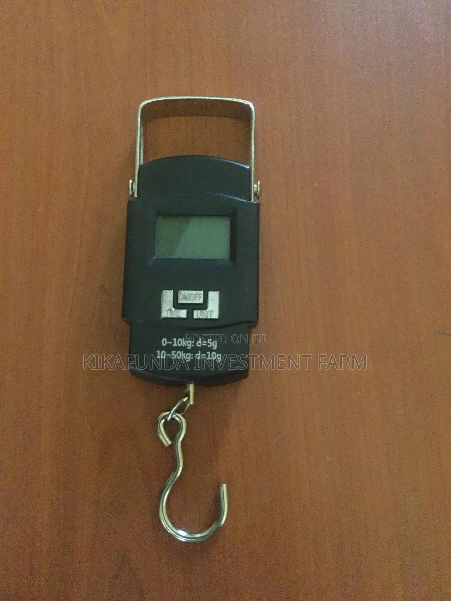 Black Digital Weighing Scale