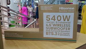 Hisense Soundbar HS5100 -540w, 5.1 Channel-Hdmi Arc-Wireless