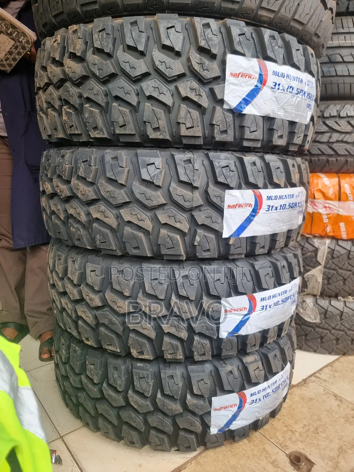 31x10.50R15 Safe Rich Brand Mudterrian Tires.