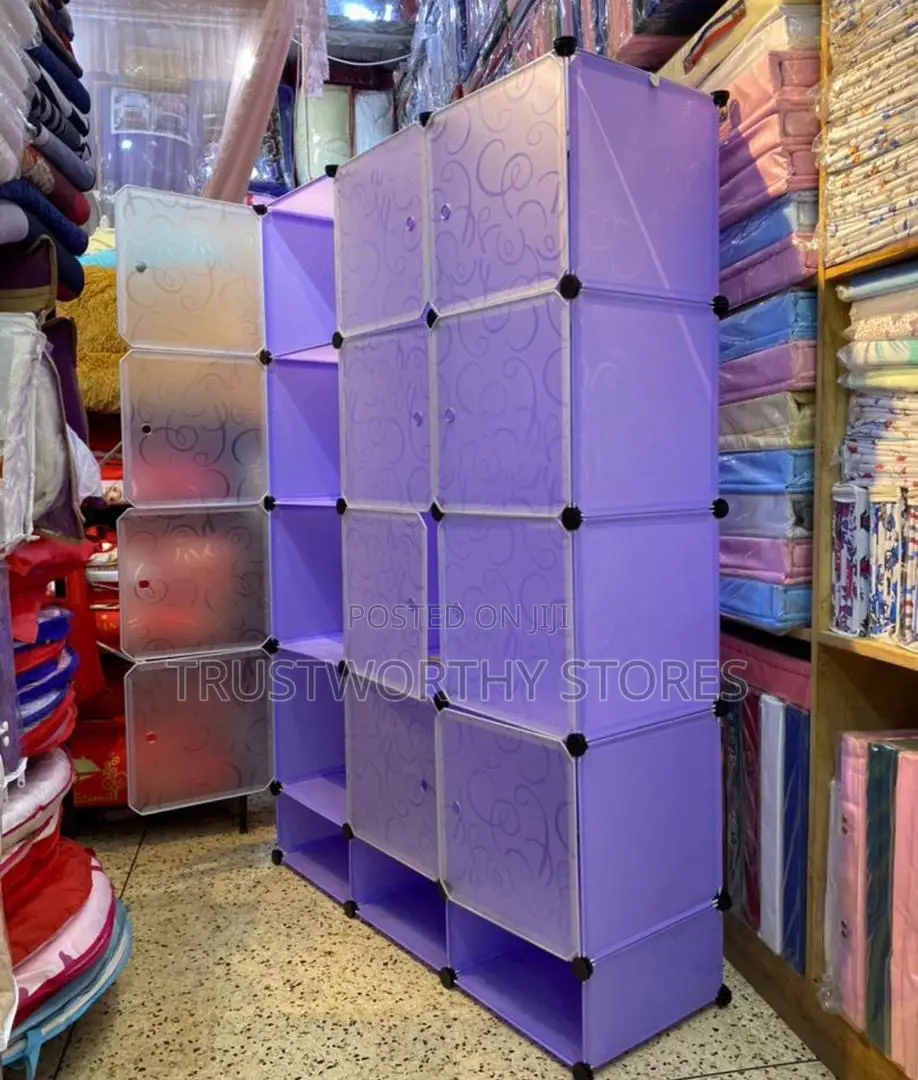 3 Columns Classic Wardrobe With Shoerack Storage