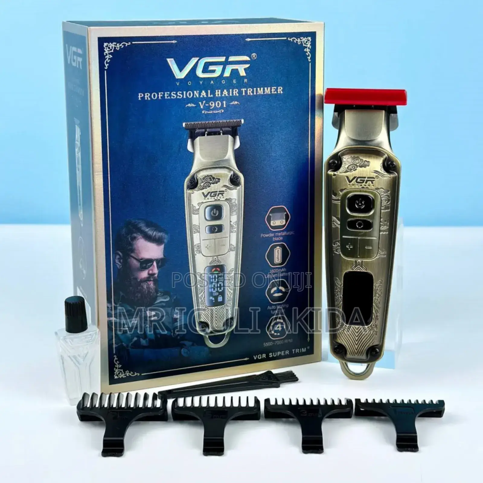 VGR Rechargeable Original Professional Hair Trimmer Clippers