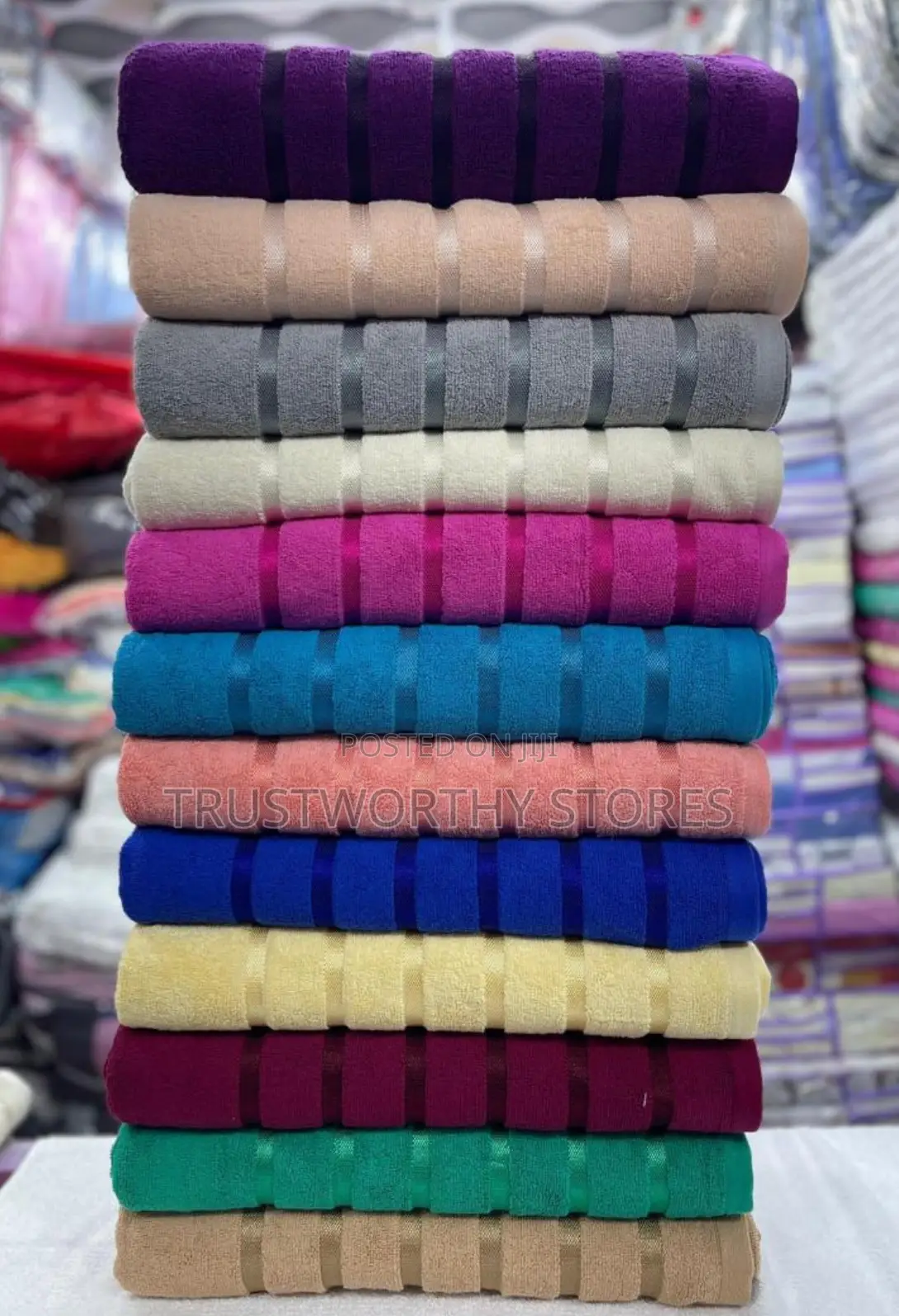 Large Cotton Towels - Size (165x90)Cm