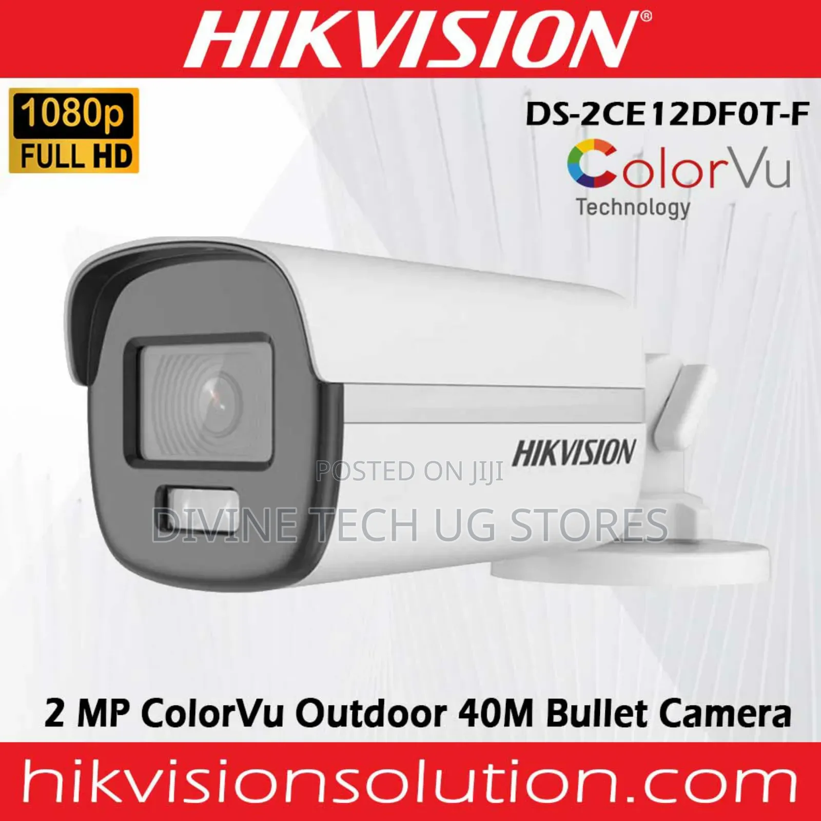 Hikvision 2mp Colorvu Audio 20m Bullet Camera
