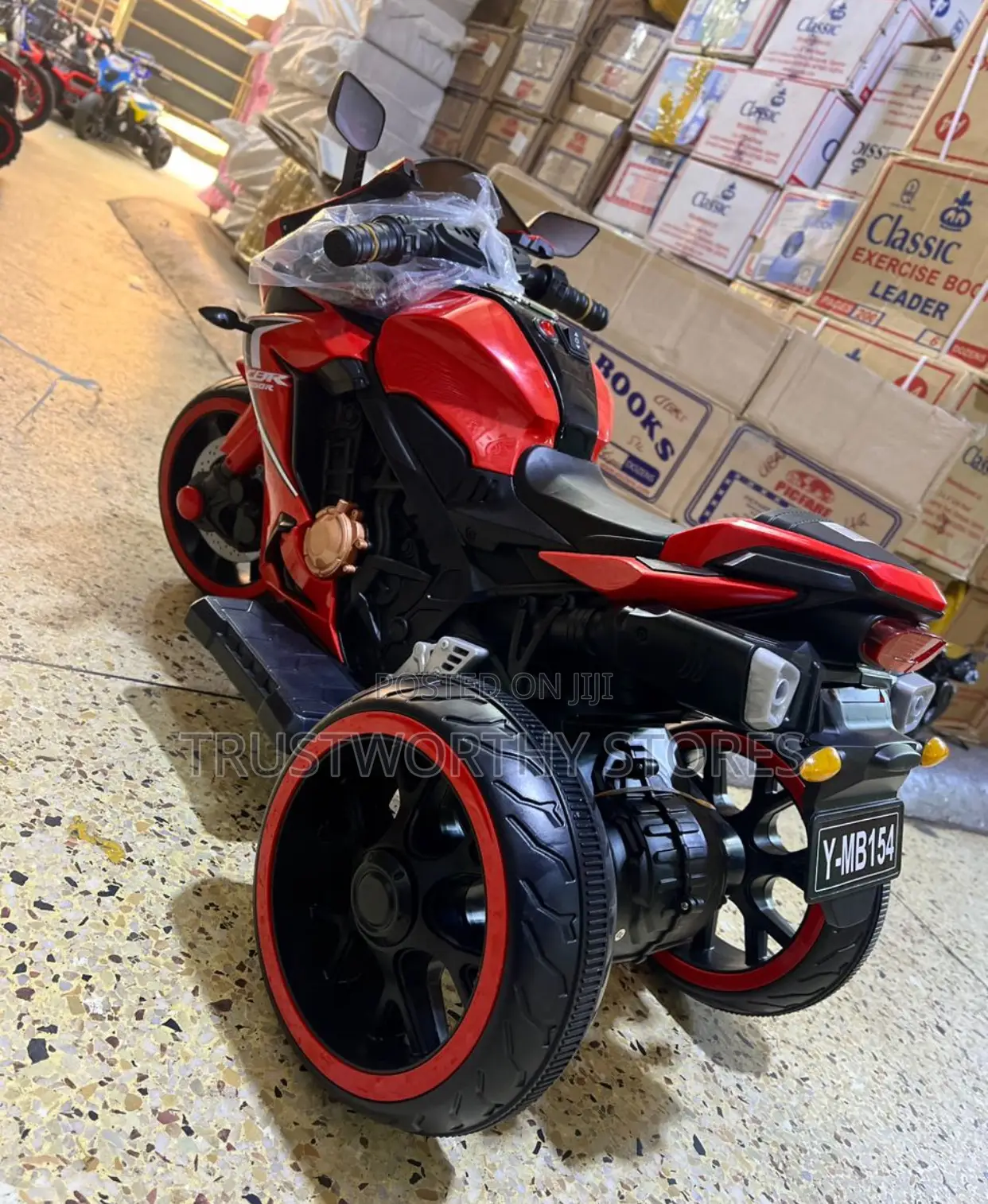 1-4years Rechargeable Kids Bike - Has Space for Flash