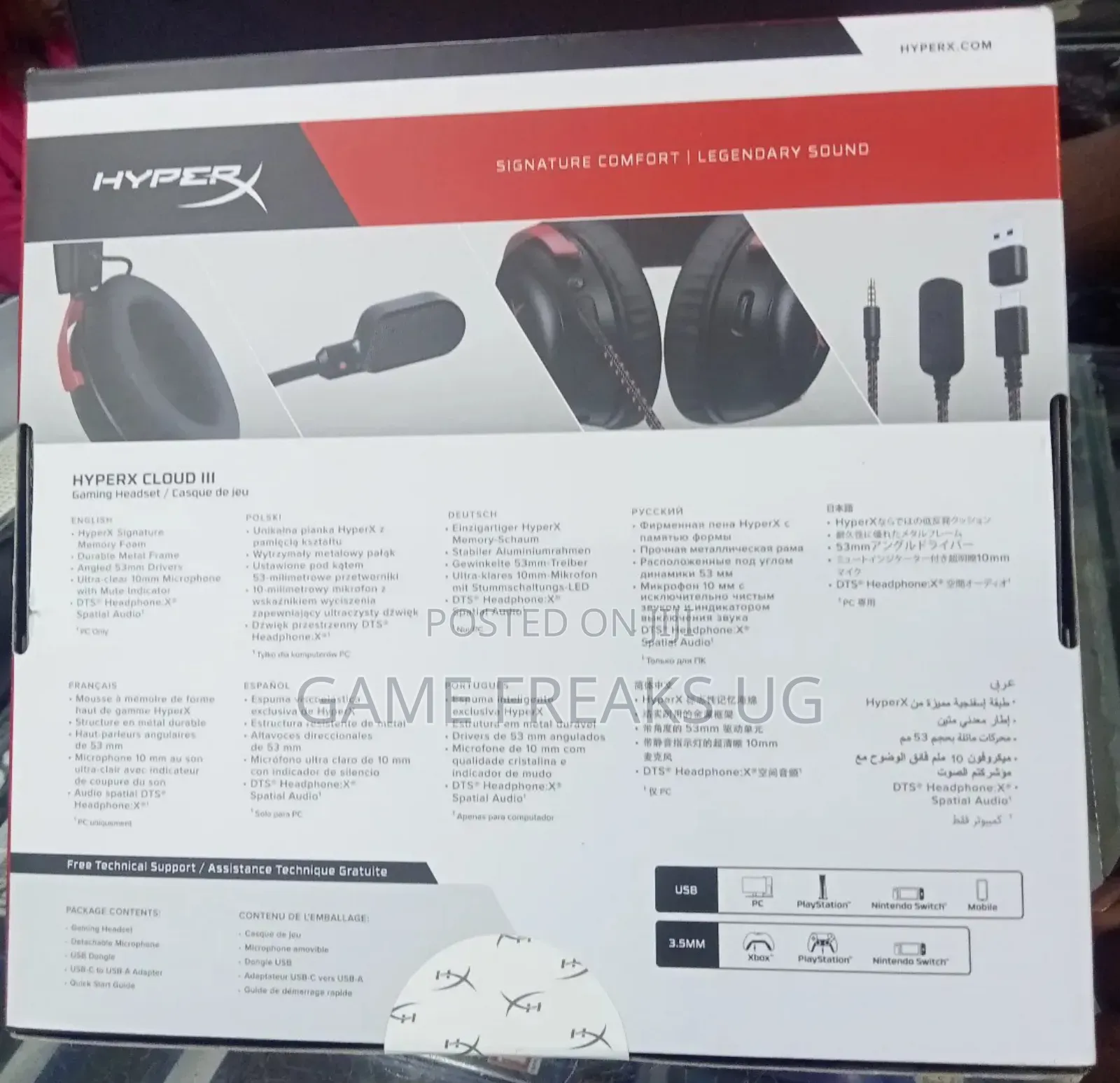 Hyperx Cloud 3 Headsets