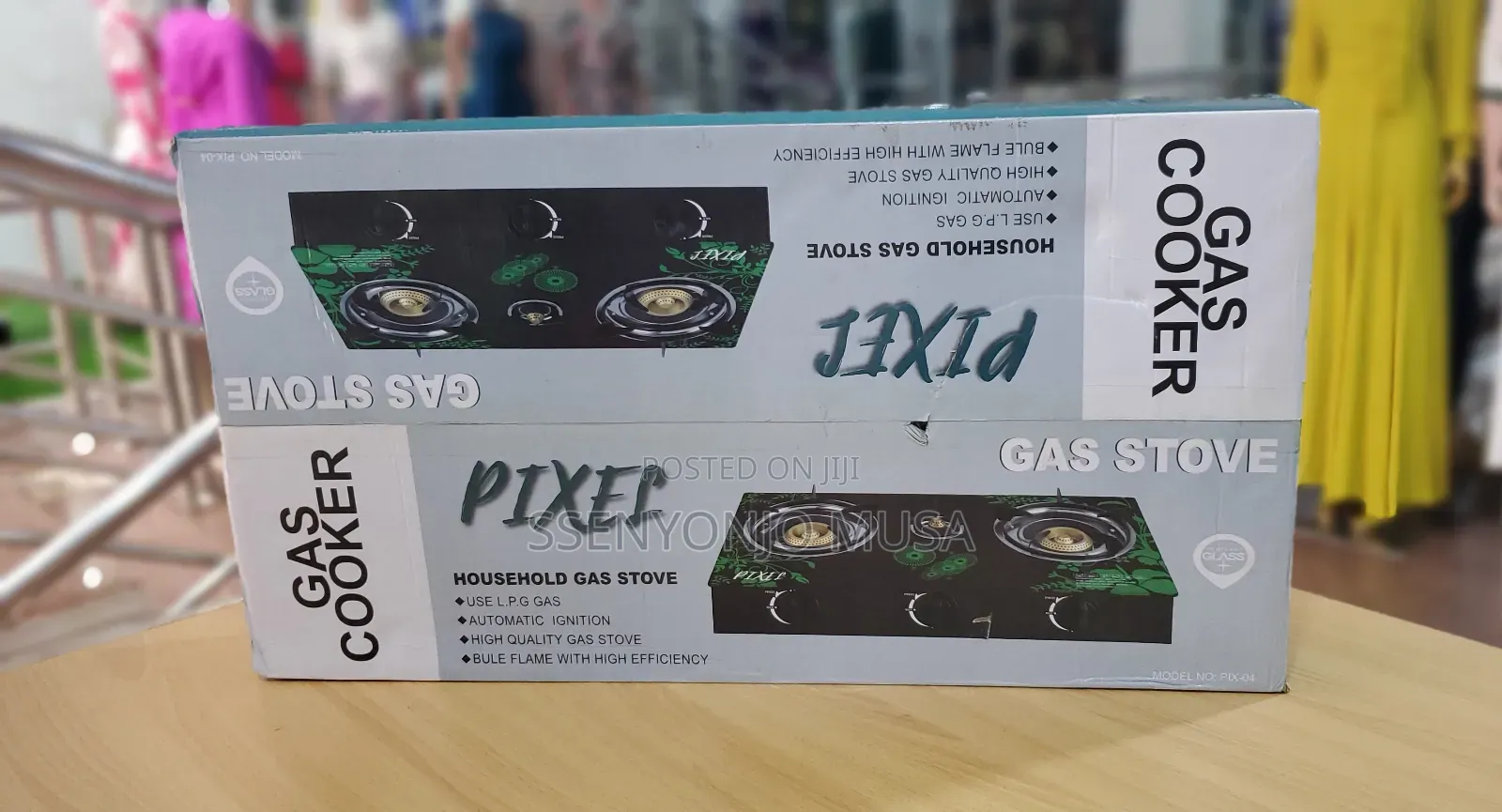 Pixel Burner Gas Stove - Fox-04, LPG Gas, Automatic Ignition