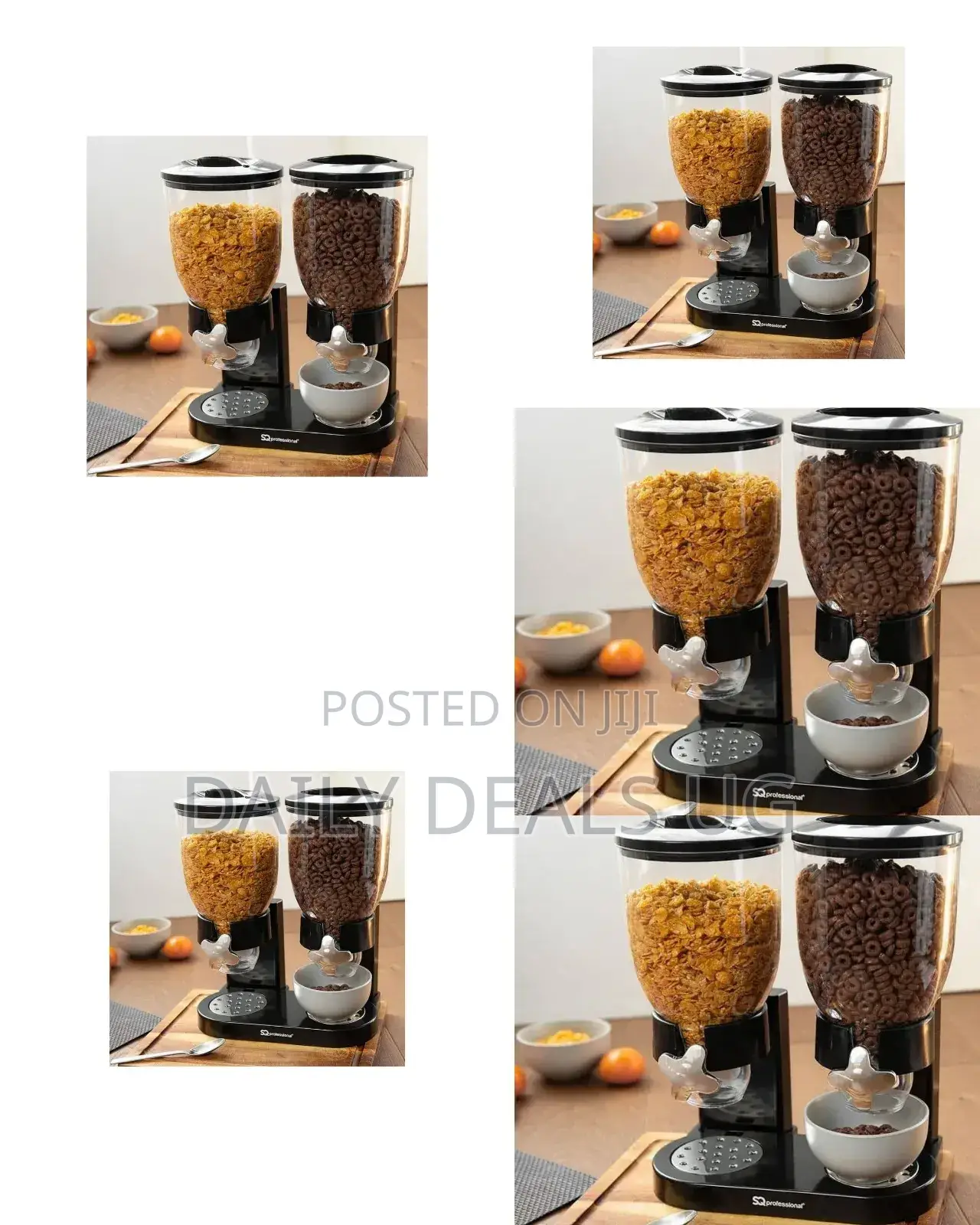 Double Dry Food Storage Containers