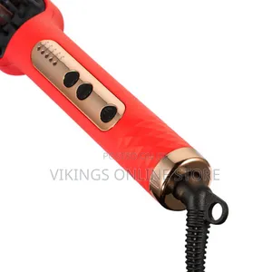 Raf Curling Hair Straightener Brush Heat Pressing Hot Comb
