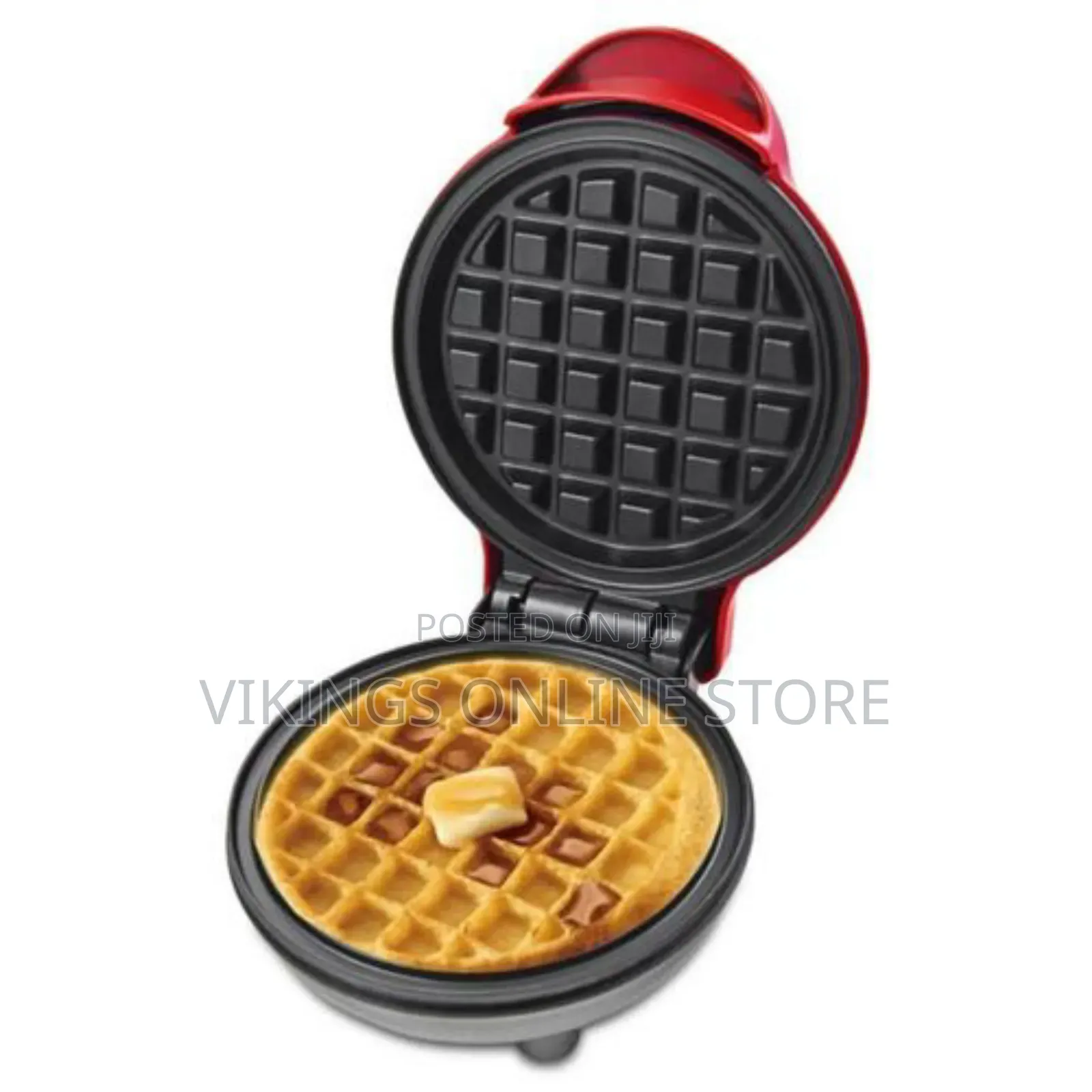 Non Stick Iron Round Waffle Maker Grill Machine