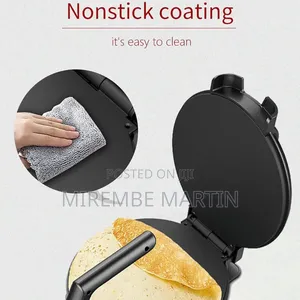 Electric Roti Crepe Maker, 1400W Chapati Tortilla, 10 Inch