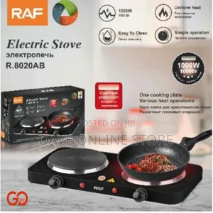 RAF Ceramic Stove 1000+1000 Watts Cooking Hot Plate