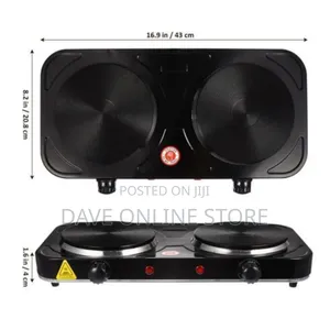 RAF Ceramic Stove 1000+1000 Watts Cooking Hot Plate
