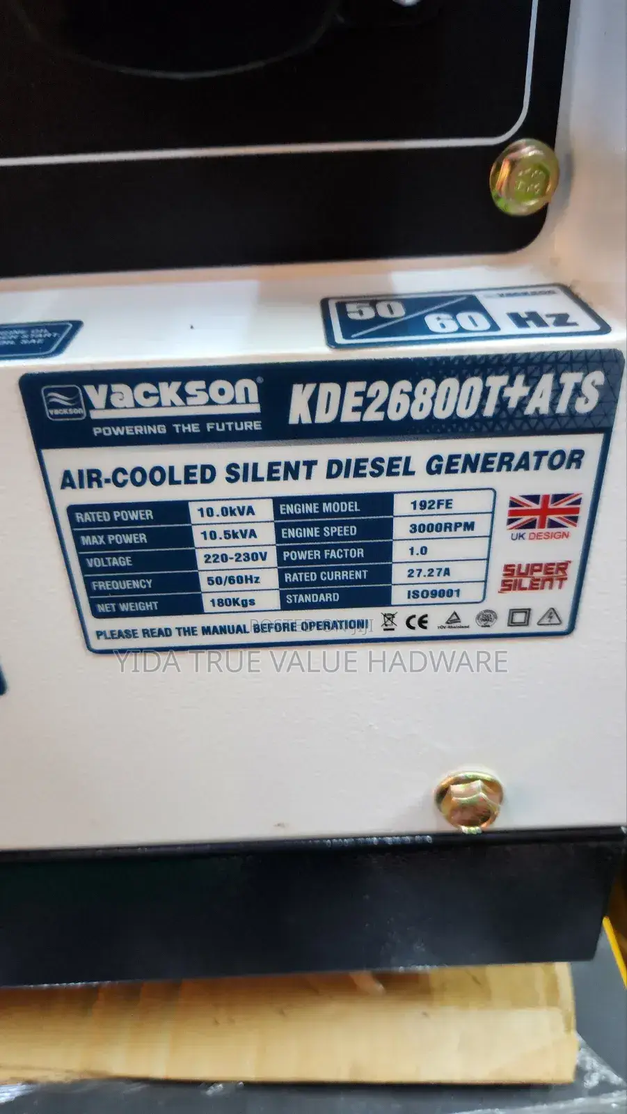 Vackson Diesel Generator 10kv