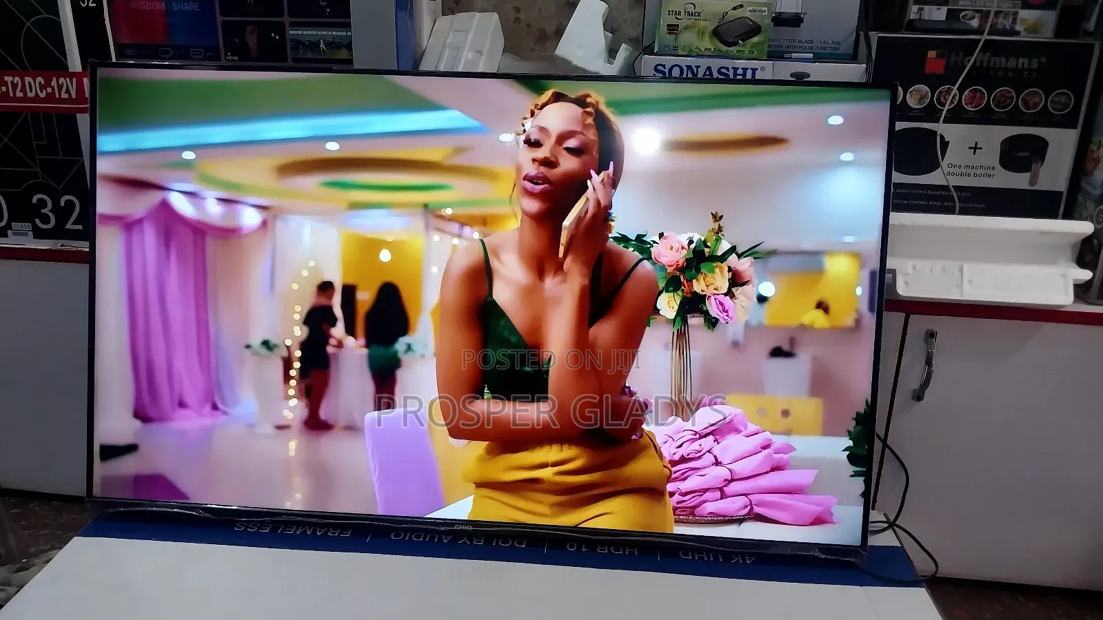 Chiq 50 Smart Digital Flat Screen Flameless.