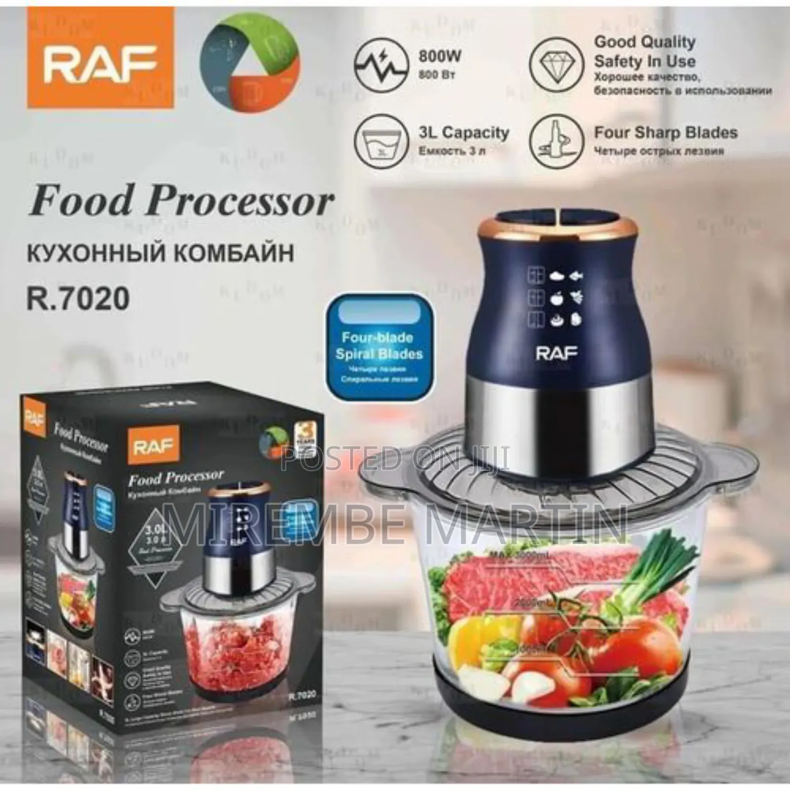 Raf R-7020 3L Food Processor